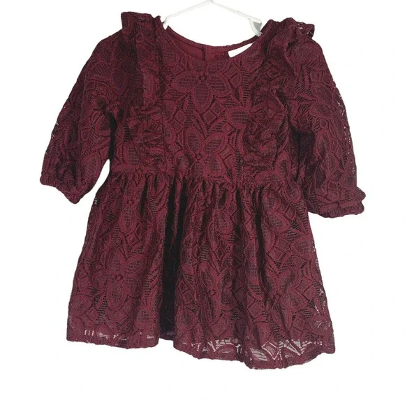 princess polly baby blue dress Solange Dress in Burgundy Tulle – Ivy City Co main image 1